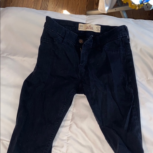 Navy blue Hollister pants - Picture 1 of 2